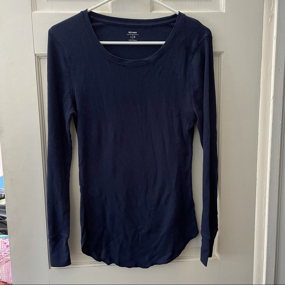 Old navy waffle knit long sleeve